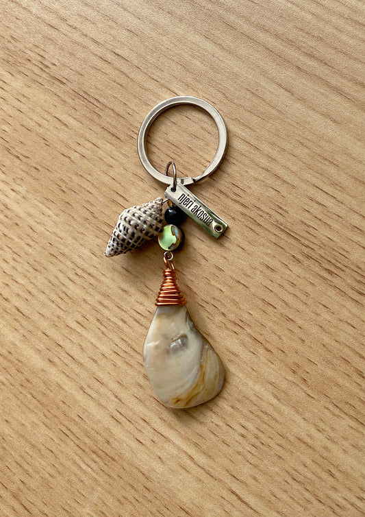 Moon tides bag charm