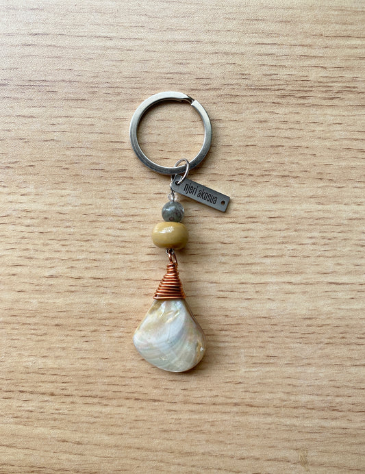 Golden hour bag charm