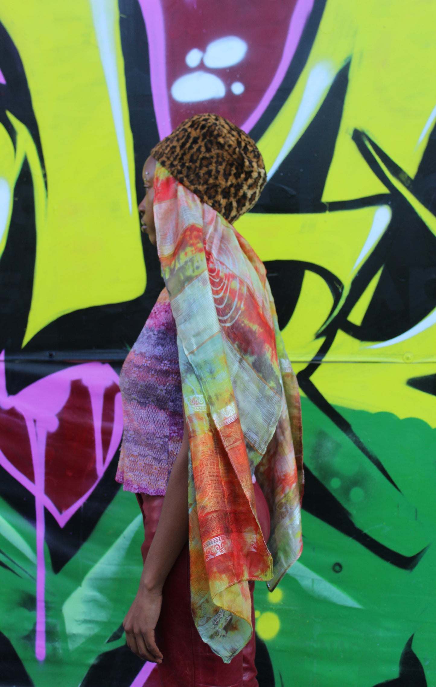 Silk Flame Scarf